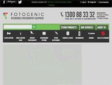 Tablet Screenshot of fotogenic.com.au
